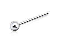 3mm Ball Shaped Straight Nose Stud NSKA-02